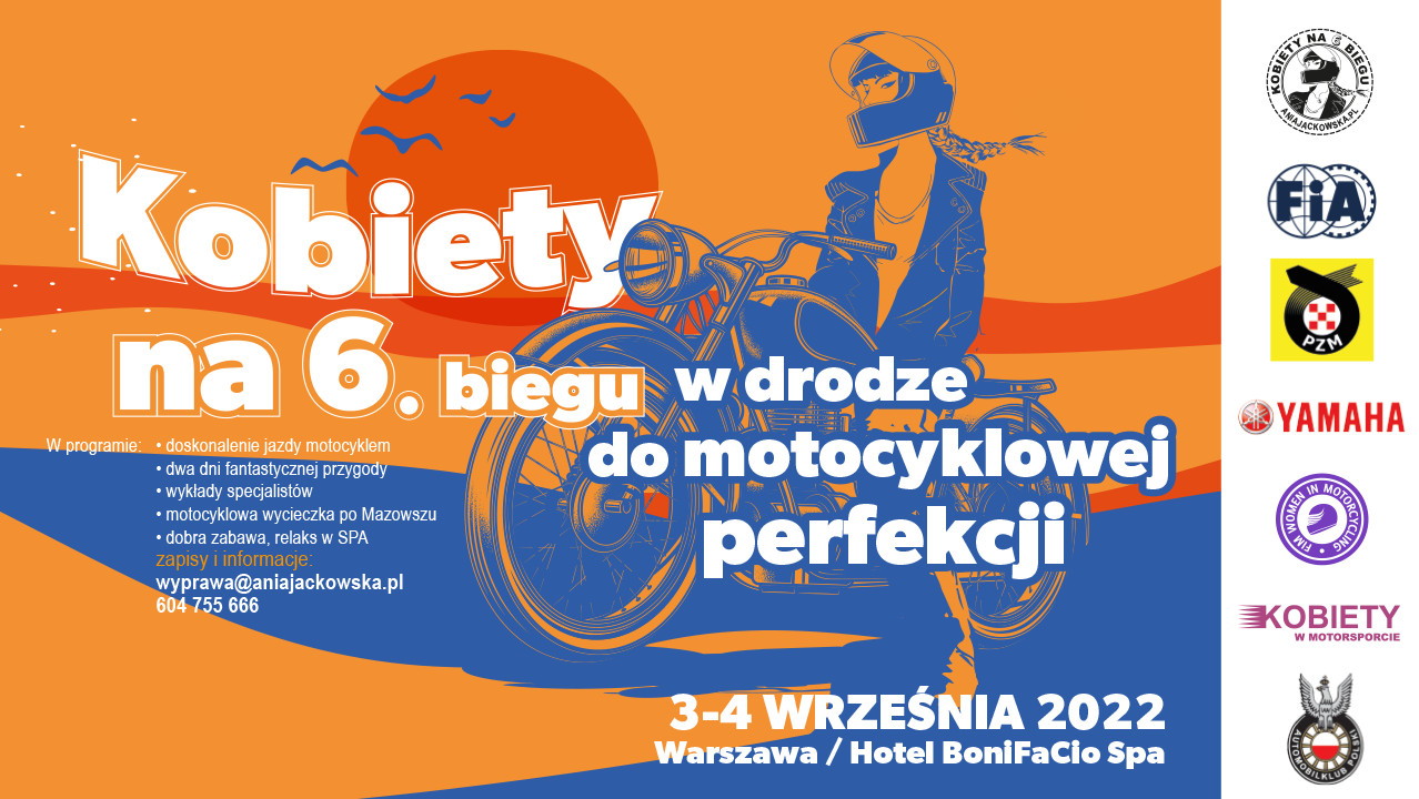 Kobiety na 6. Biegu – szkolenie motocyklowe z Anną Jackowską dla pań